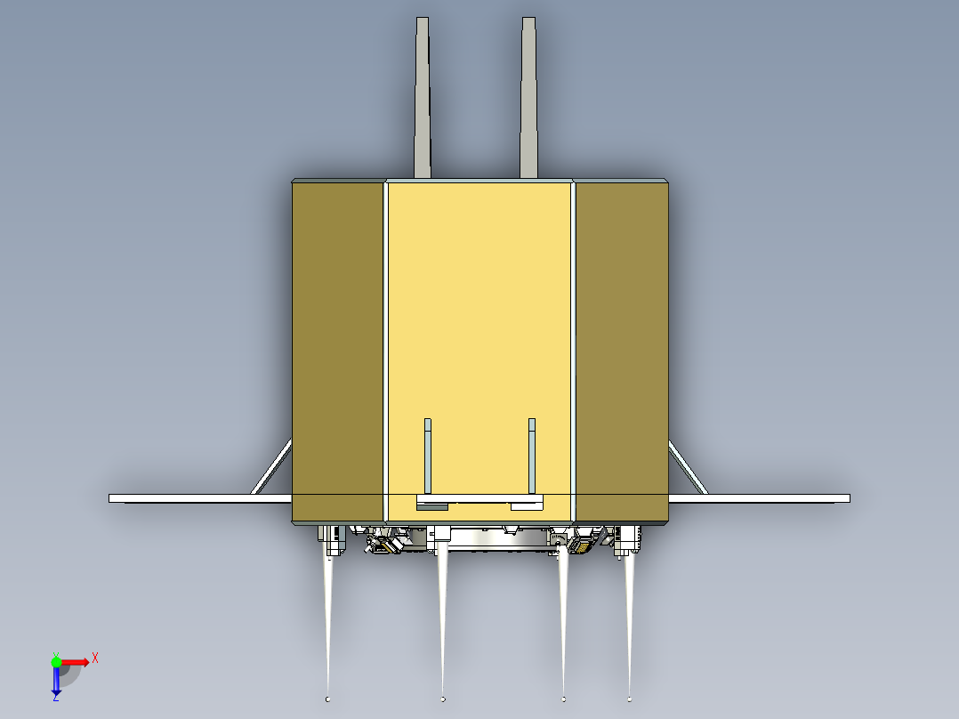地球观测卫星3D俯视图