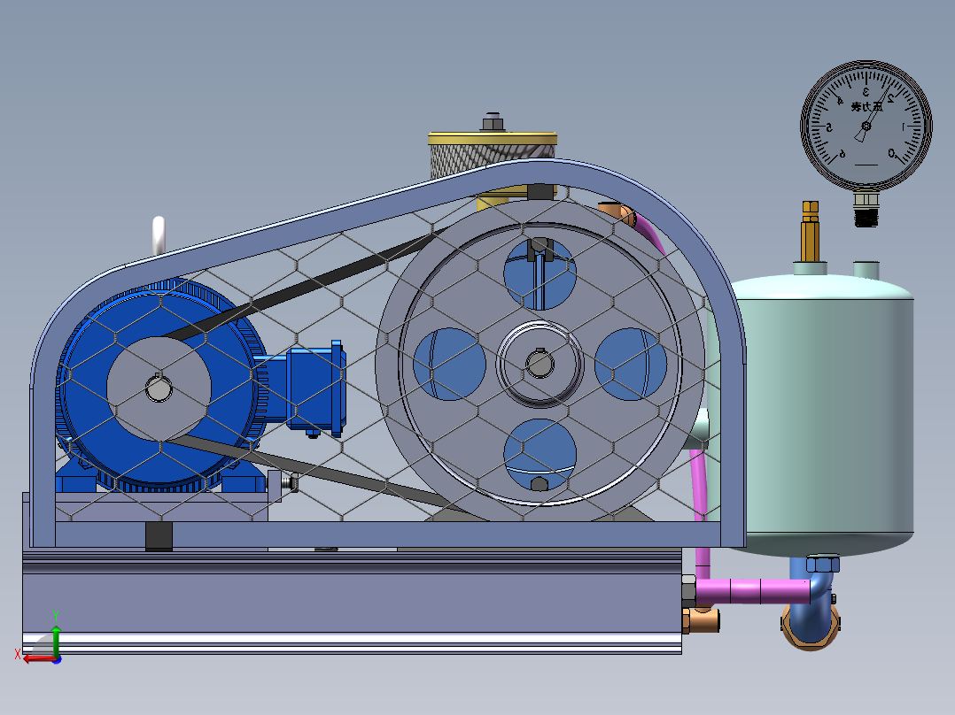 HC-30s 回转式风机sw16可编辑后视图