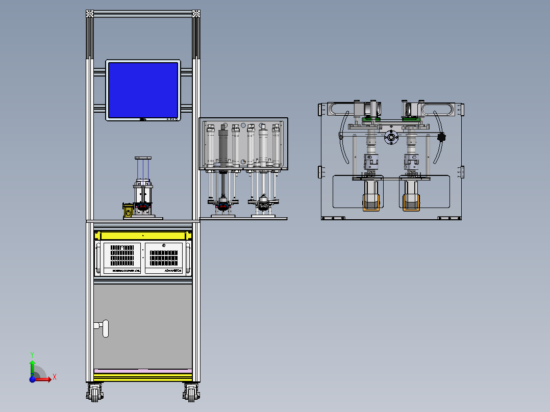 耐久测试台sw20可编辑前视图