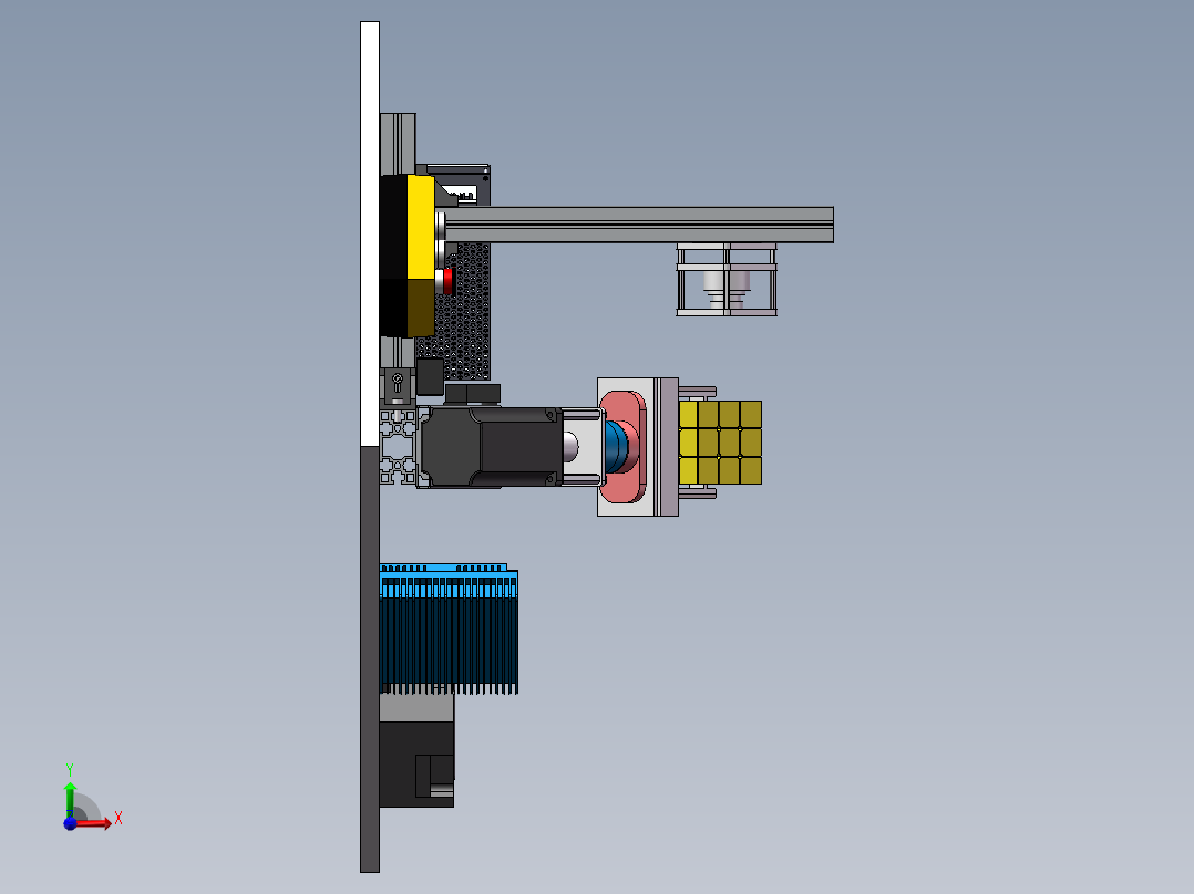 魔方机器人sw12可编辑前视图
