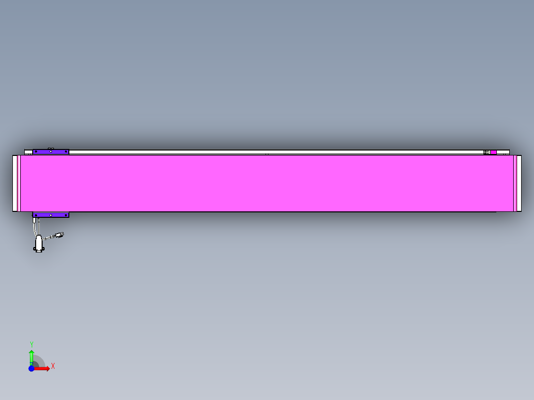 威洛博VL系列3d模型模组VL17E1Y-S1300前视图