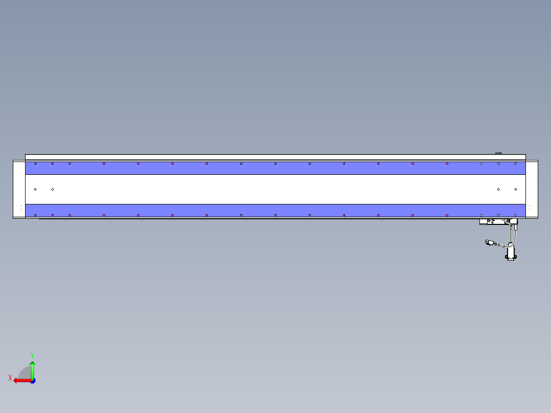 威洛博VL系列3d模型模组VL17E1Y-S1300后视图