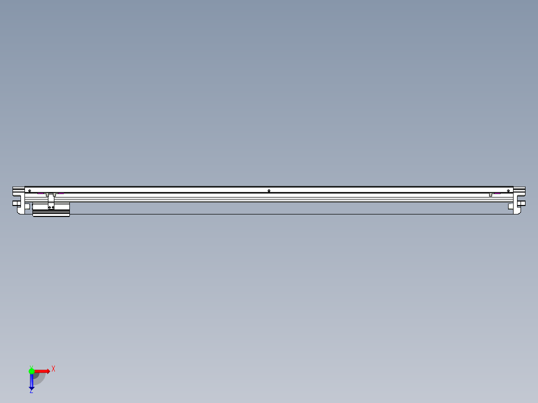 威洛博VL系列3d模型模组VL17E1Y-S1300俯视图
