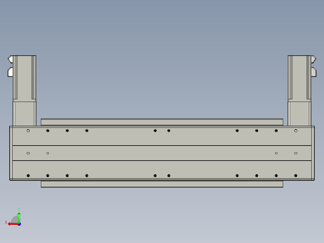 威洛博双电机滑台-VBC14S2-L100-S200-BLR-P40-C6后视图