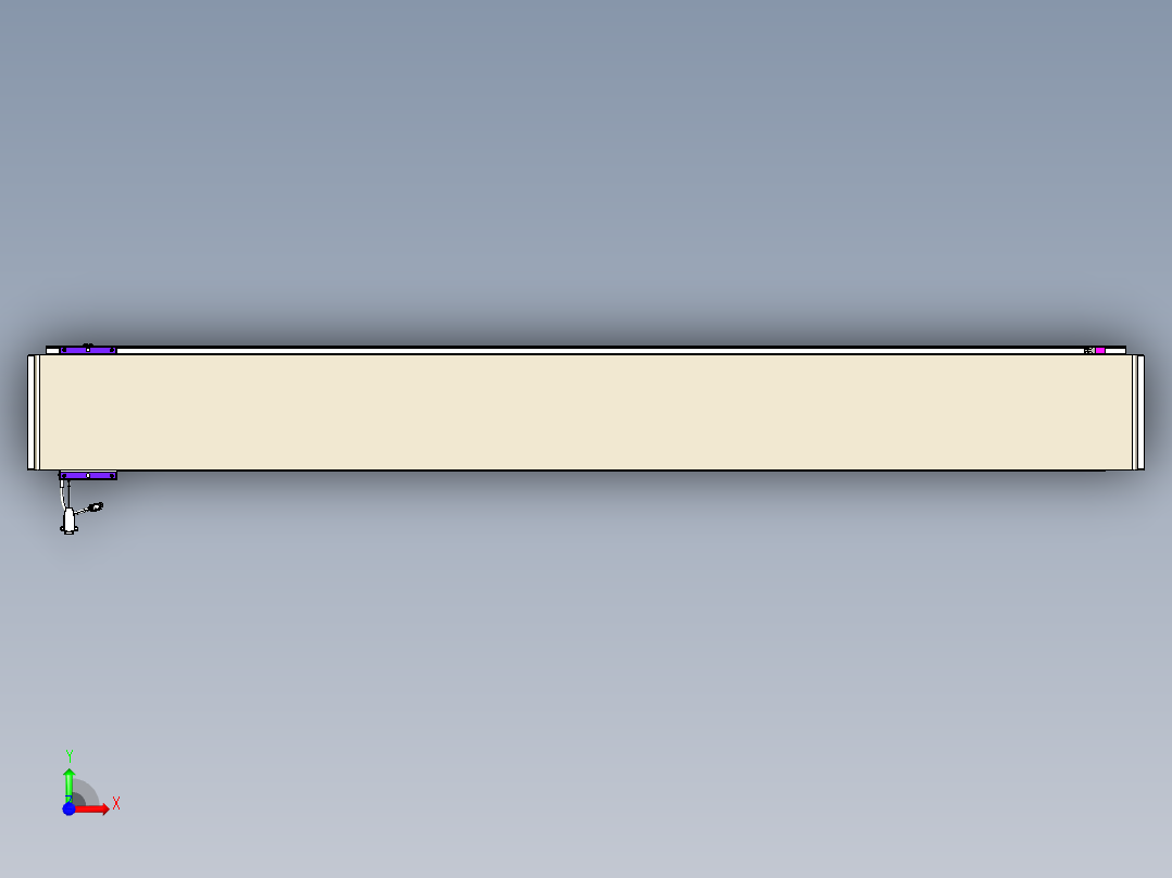 威洛博VL系列3d模型模组VL22H1Y-S1900前视图