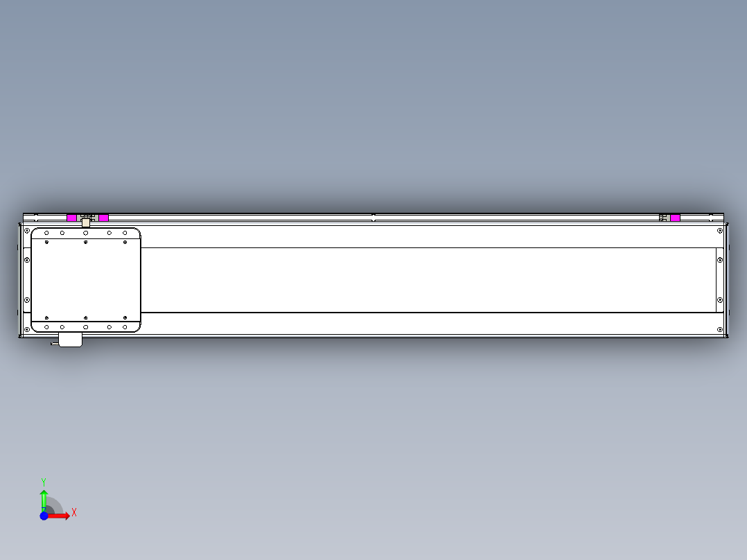 威洛博LC系列3d模型模组LC22H2Y-S1100前视图
