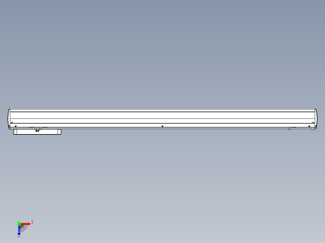 威洛博LC系列3d模型模组LC22H2Y-S1100俯视图