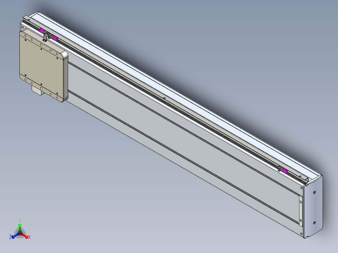 威洛博LC系列3d模型模组LC22H2Y-S1100正等轴测图