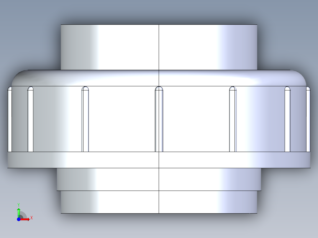 聚氯乙烯配件30-Sch80_Union T375_FPTxFPT_858-375-020_2in前视图