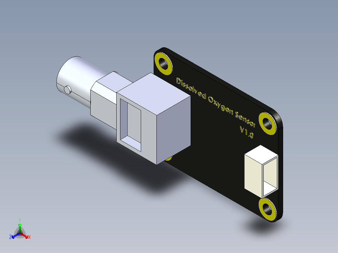 传感器 (40)正等轴测图