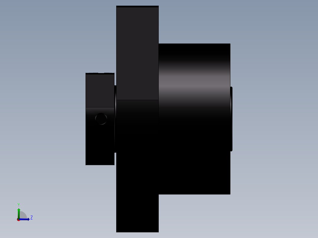 丝杆固定侧LEB01-12左视图