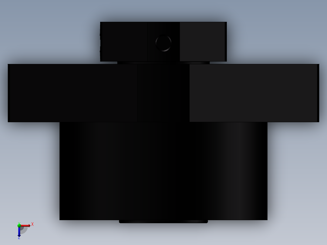 丝杆固定侧LEB01-12俯视图