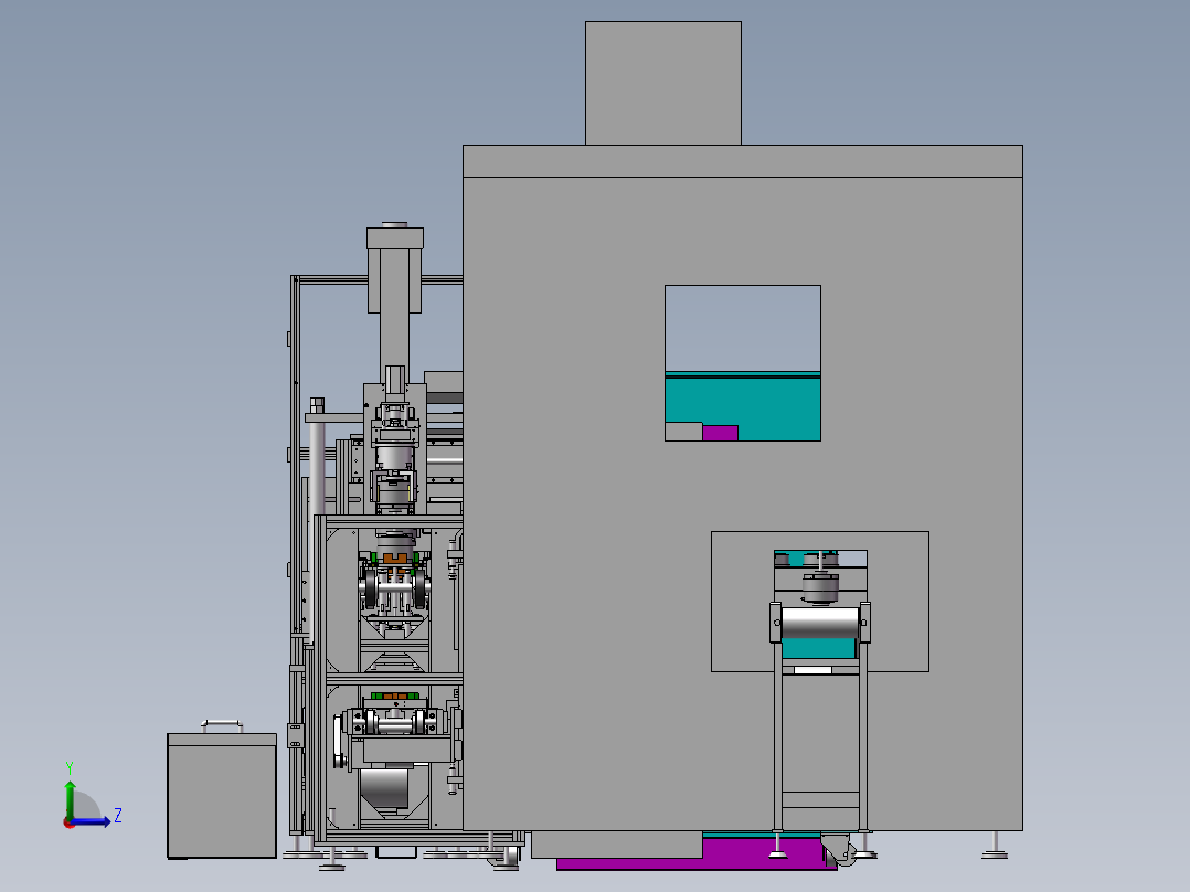 RP大功率塑封电机左视图