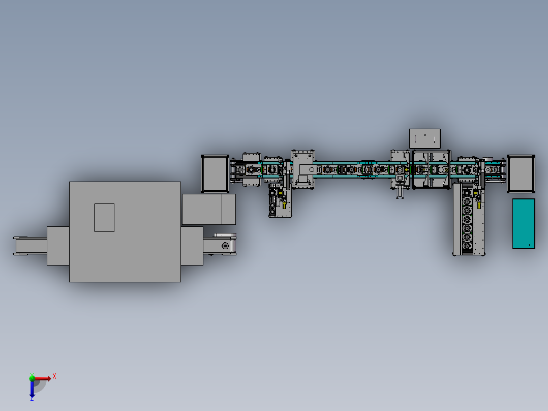 RP大功率塑封电机俯视图