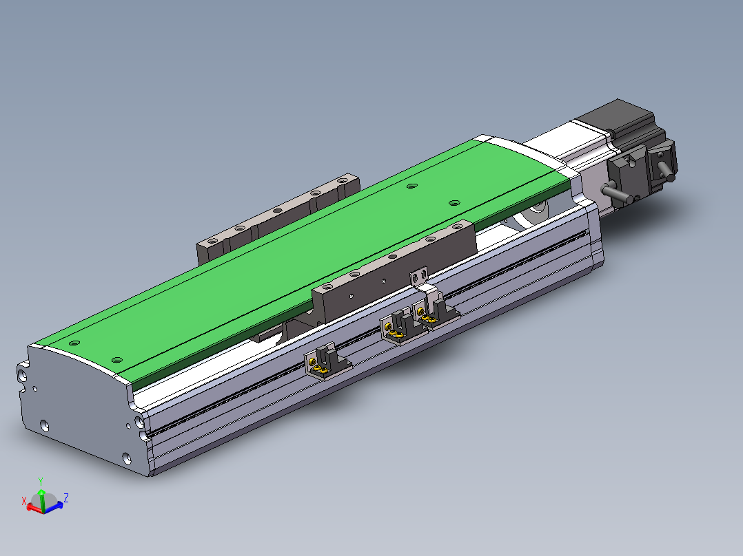MTH丝杆半封闭模组MT136BS-BC-400W