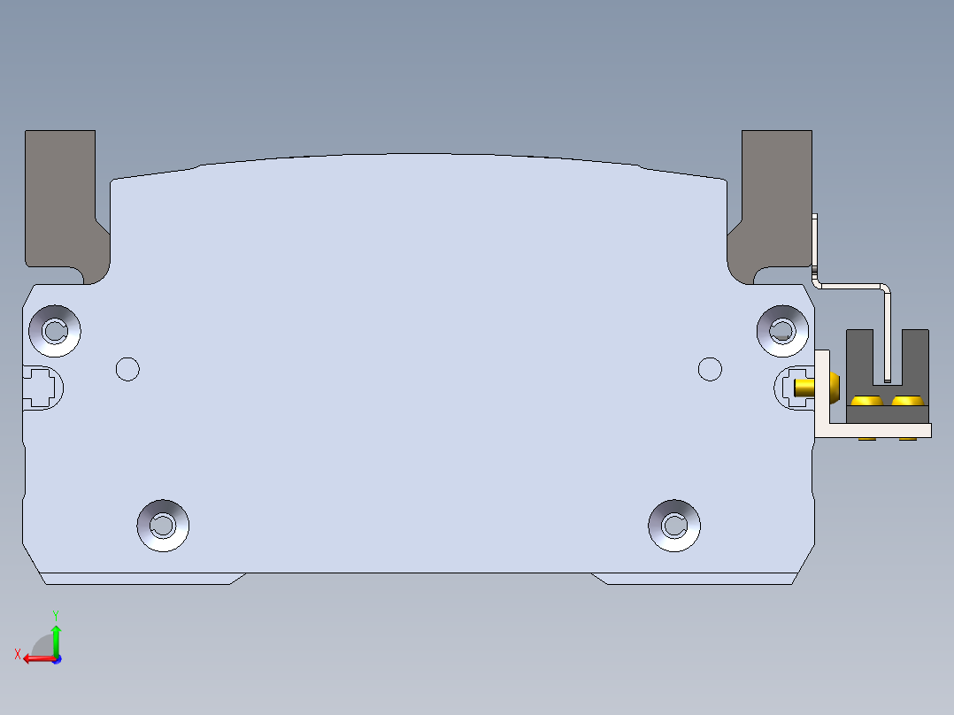 MTH丝杆半封闭模组MT136BS-BC-400W后视图