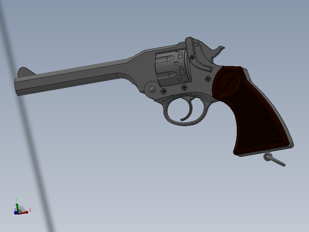 solidworks <span style='color: red'>威</span>伯利-斯科特左轮手枪
