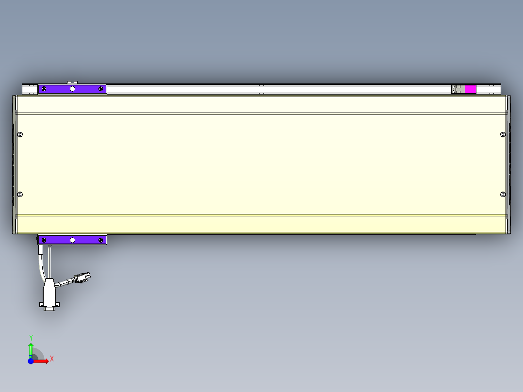 威洛博VL系列3d模型模组VL22H1Y-S600前视图