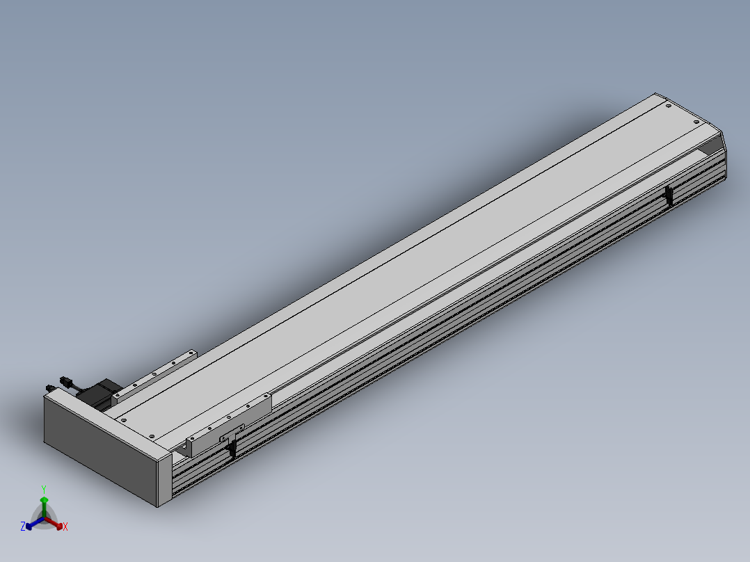 精密模组MY220-T10-1250L-BR-P75B-C4-C正等轴测图