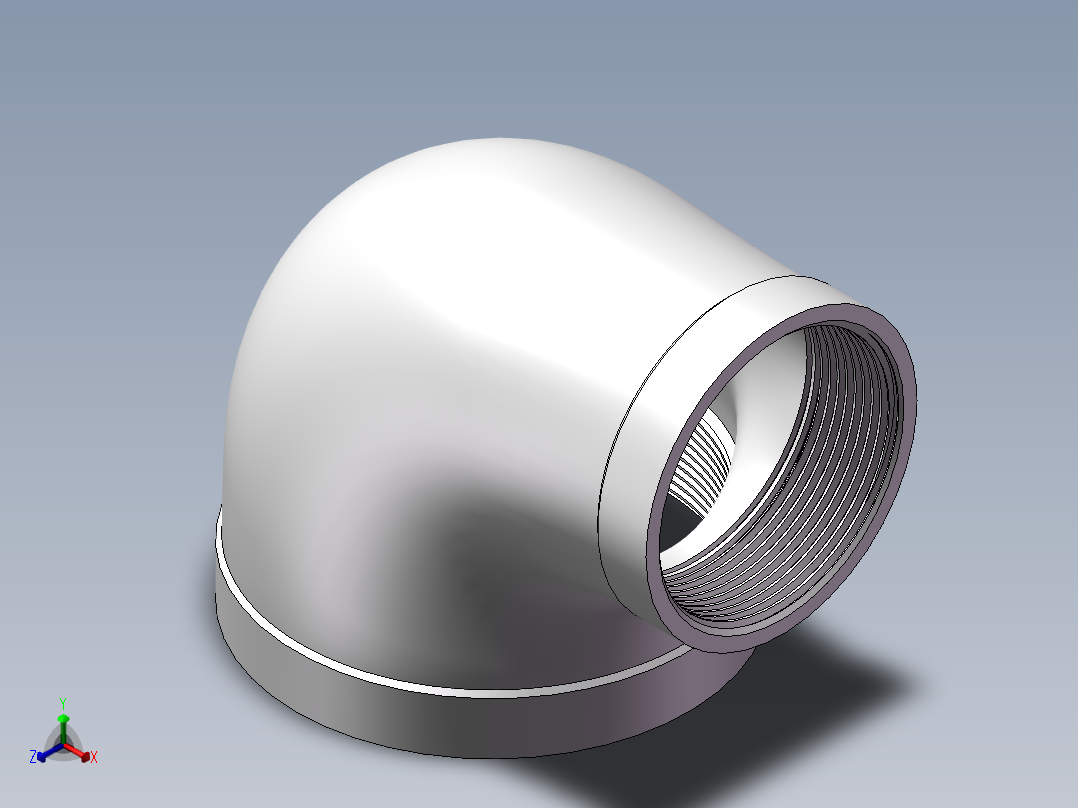 弯头-异径内丝 DN80-DN50