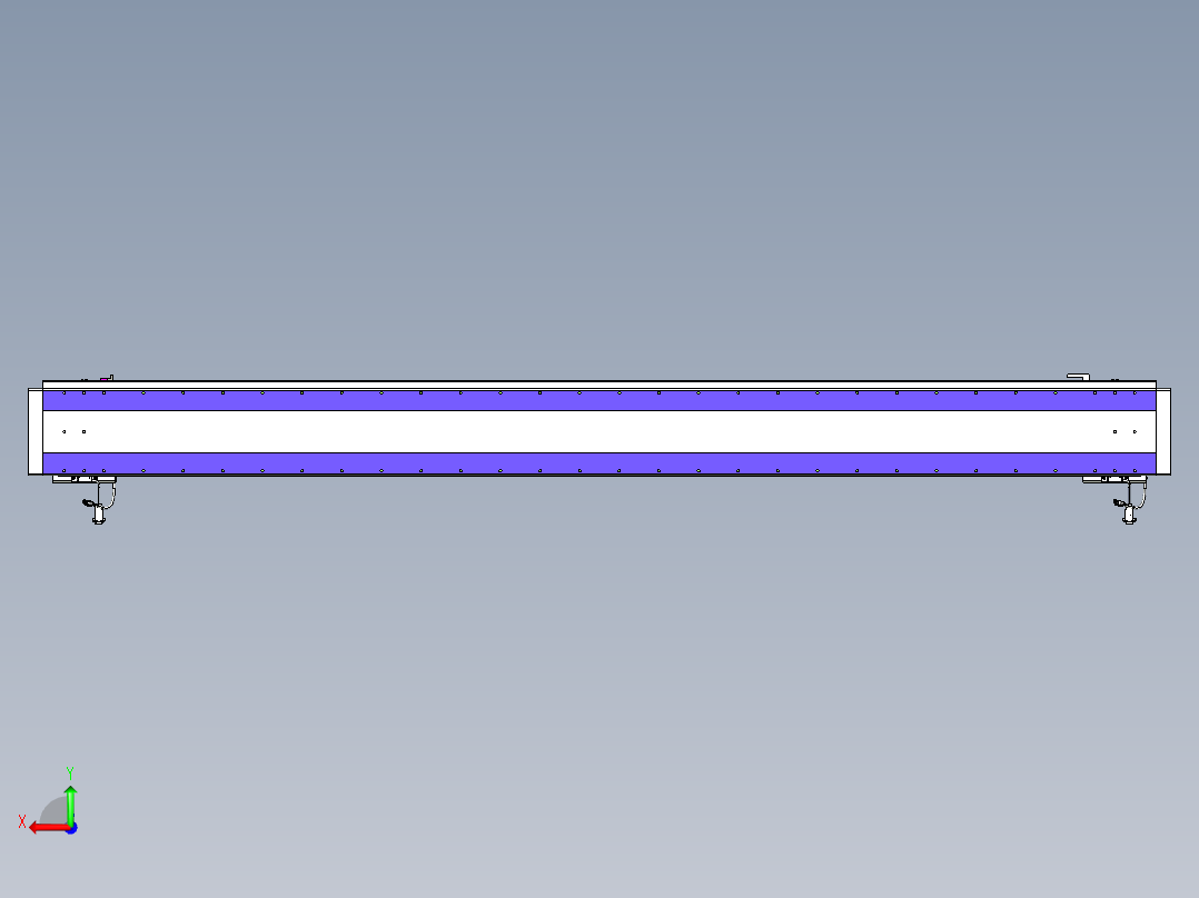 威洛博VL系列直线电机模组-2VL22H2-S2400后视图