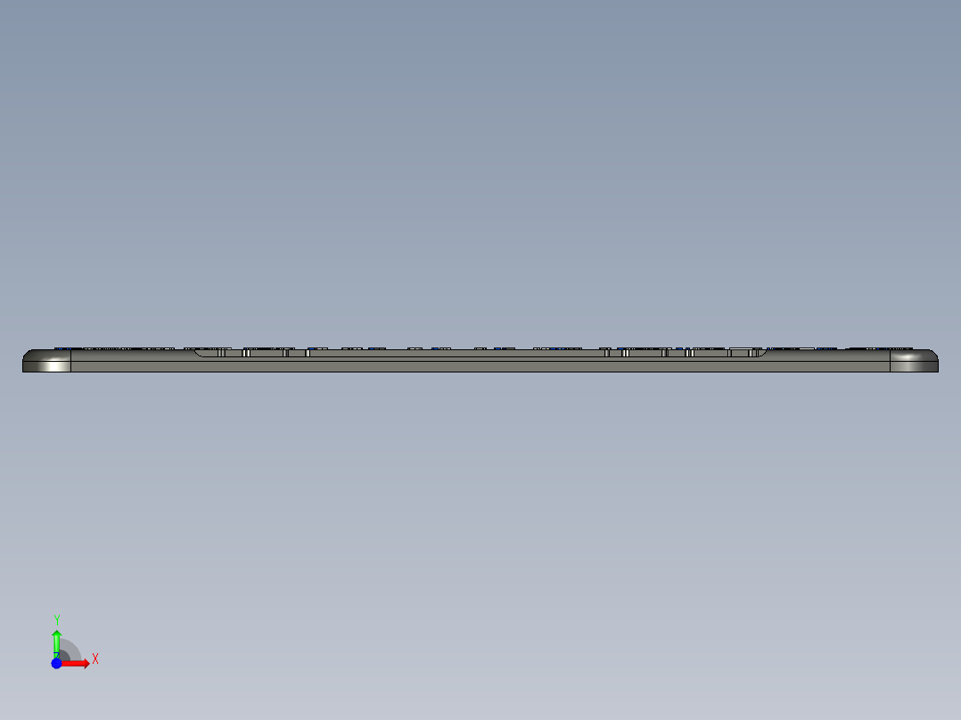 平板电脑键盘前视图