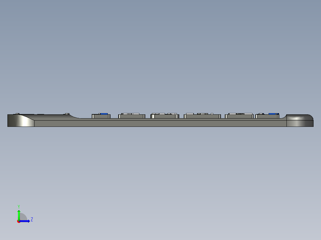 平板电脑键盘左视图