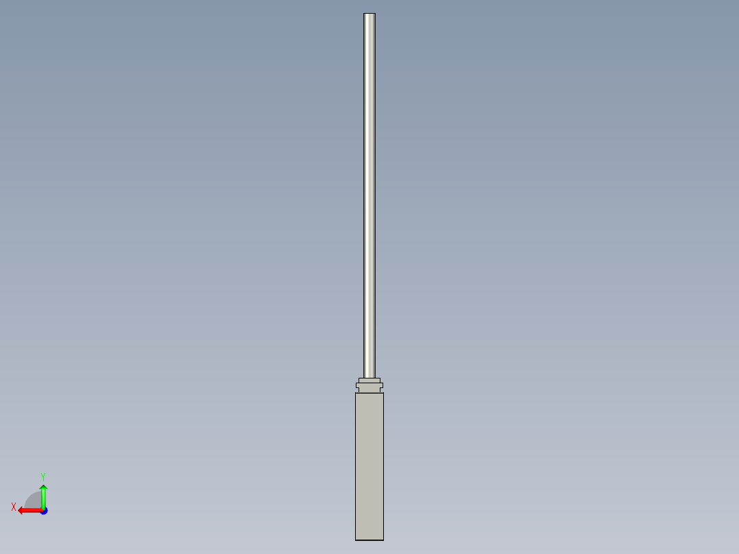 基恩士LV-S41L_kc图纸模型后视图
