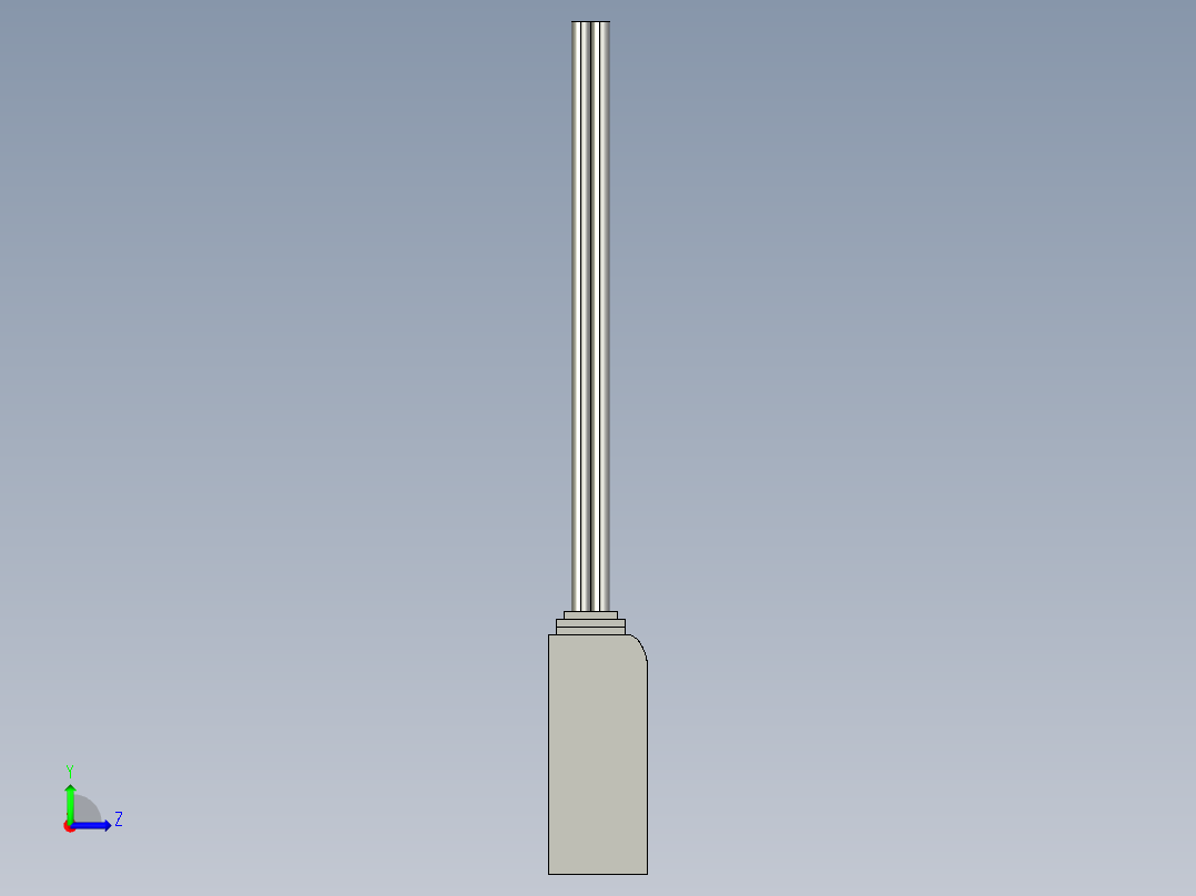 基恩士LV-S41L_kc图纸模型左视图