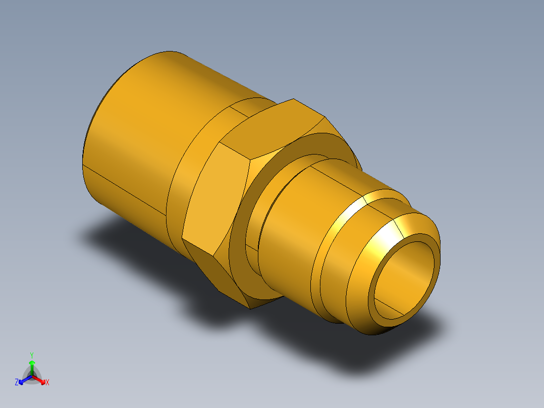 扩口式工业通用硬管接头Male Connector 48F-8-8