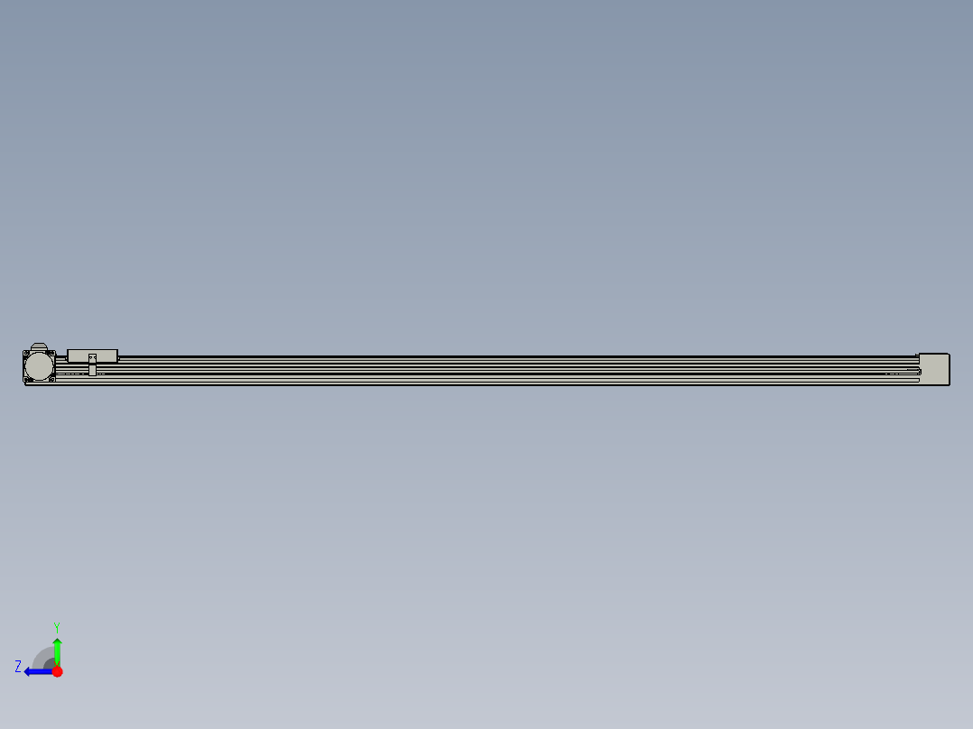 威洛博直线电机模组EB4-L80-S1400-L-57-MS3右视图