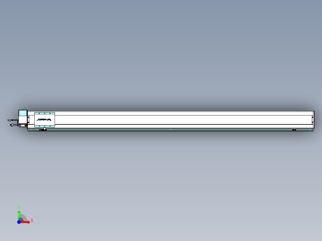 威洛博VBC同步带传动一无尘环境VBC14-L45-S1950-BRD-ZP40-C3前视图