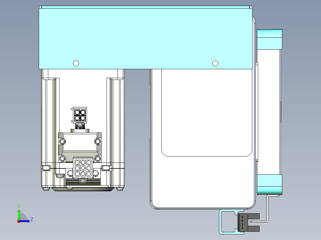 威洛博VBC同步带传动一无尘环境VBC14-L45-S1950-BRD-ZP40-C3左视图