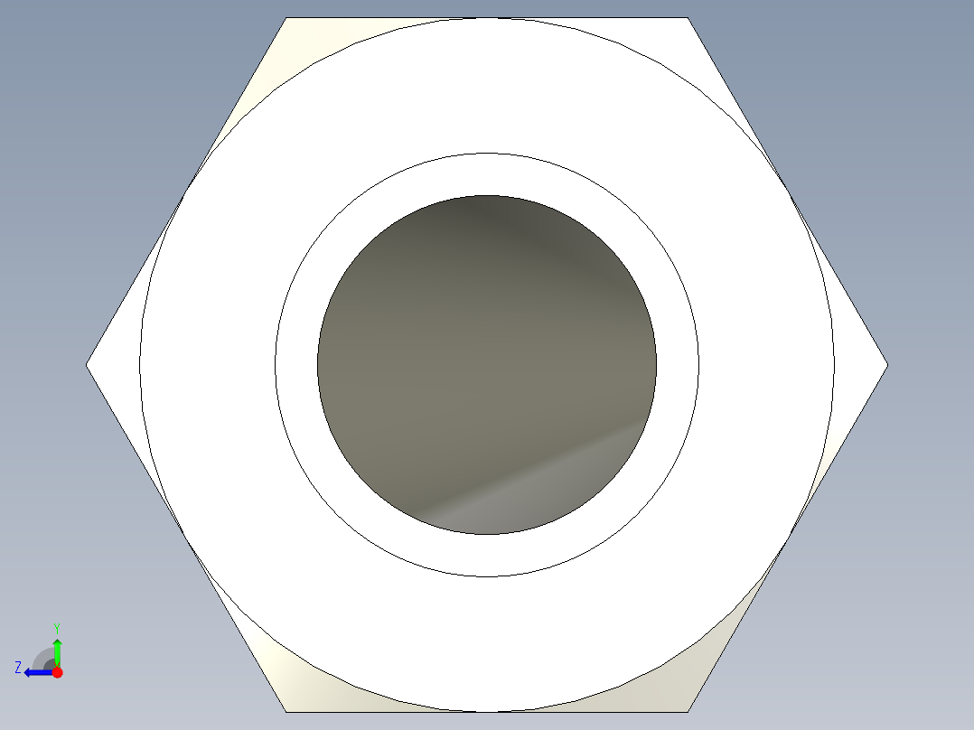 不锈钢Hy-Lok管接头，外螺纹管接头，25 mm管外径x 1英寸右视图
