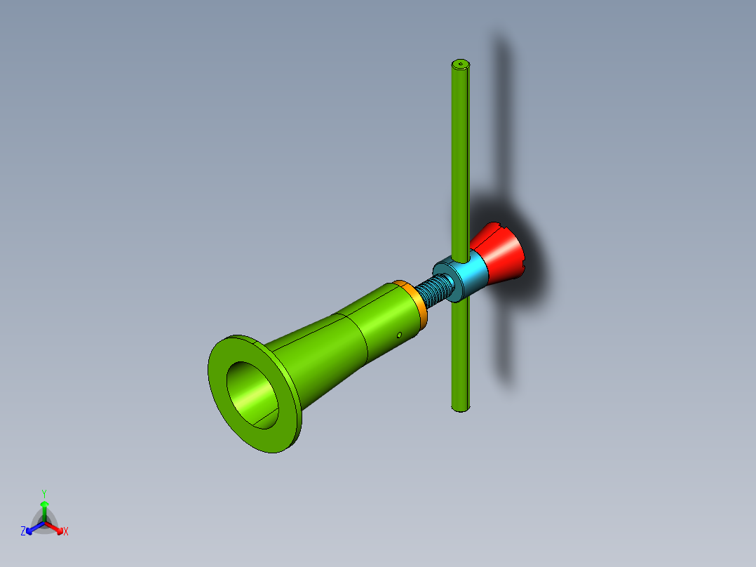 螺旋千斤顶设计（cad+pro+说明书）主视图