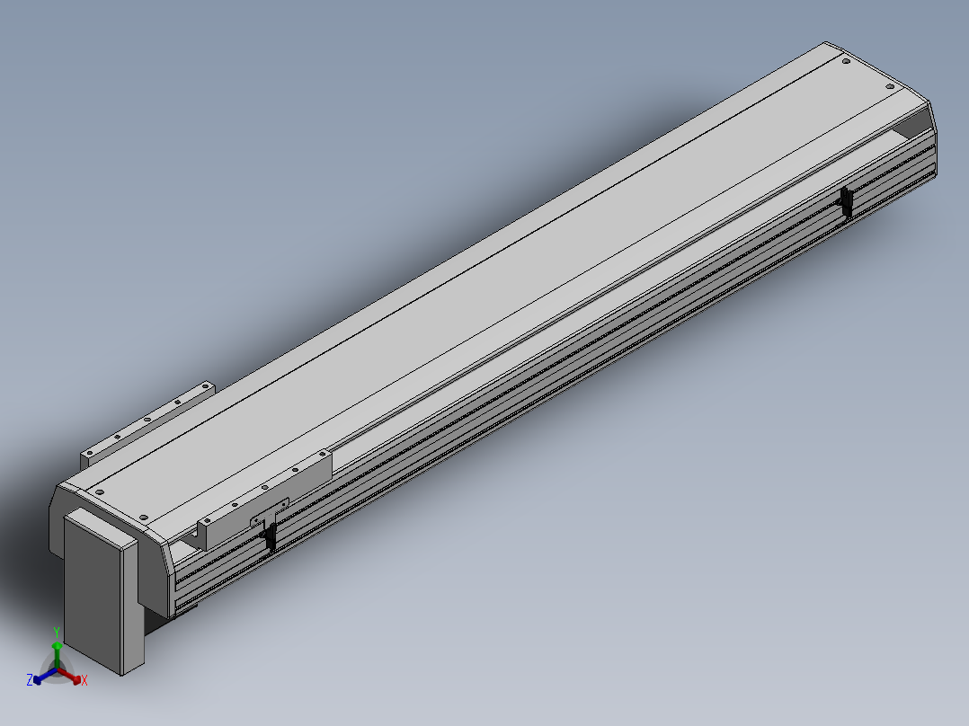精密模组MY220-T10-1050L-BM-P75B-C4-C正等轴测图