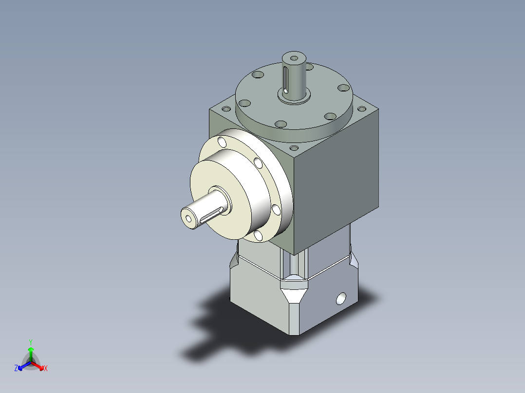 换向器PW110（垂直输出）PGH90-L1 19-70-90-M6.stp