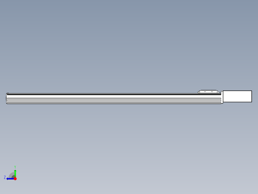 同步带全封闭直线模组TPA-HCB-85D-90-L1050-ML-C-P20-N3右视图