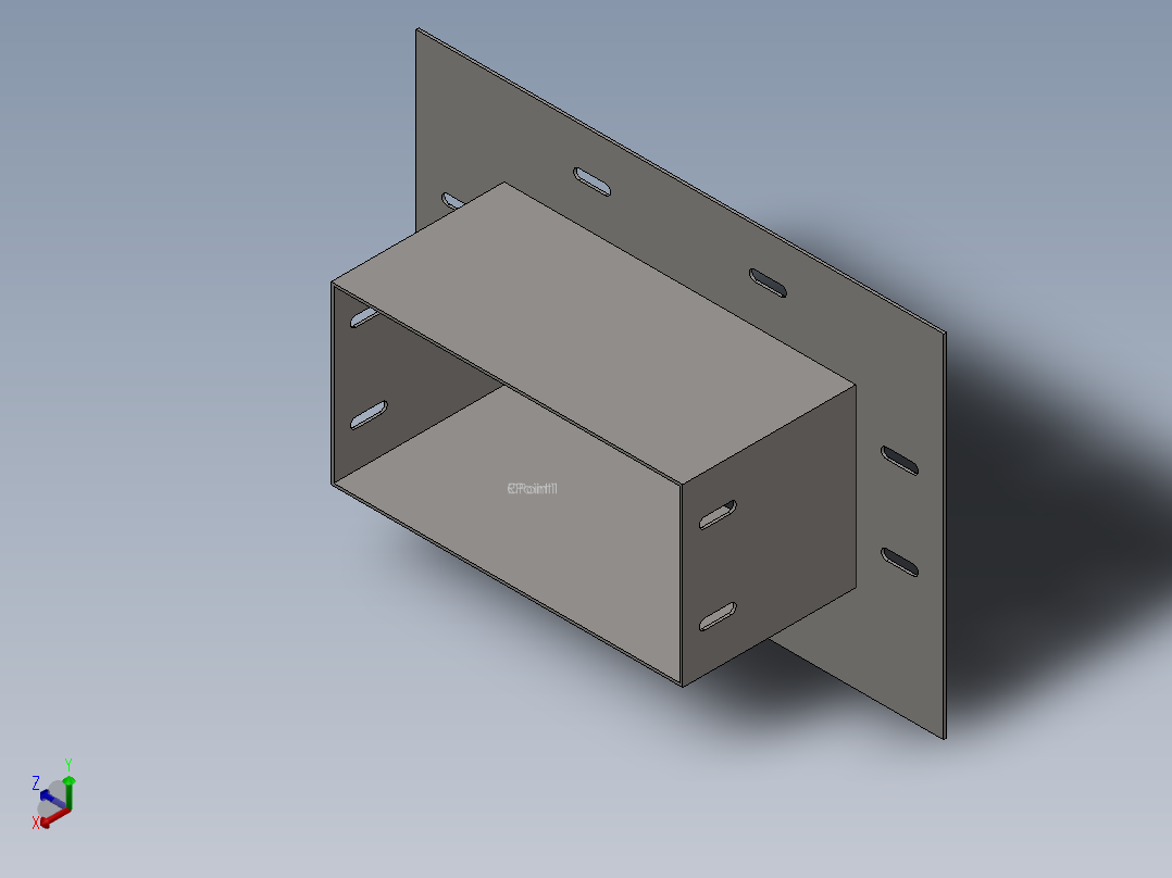 cable duct starting flange