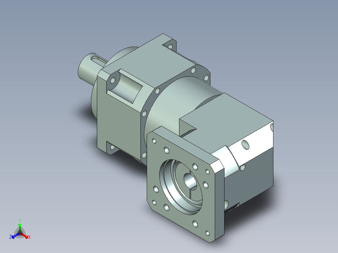 直齿ZPLX180-L3 35-114.3-200-M12.stp正等轴测图