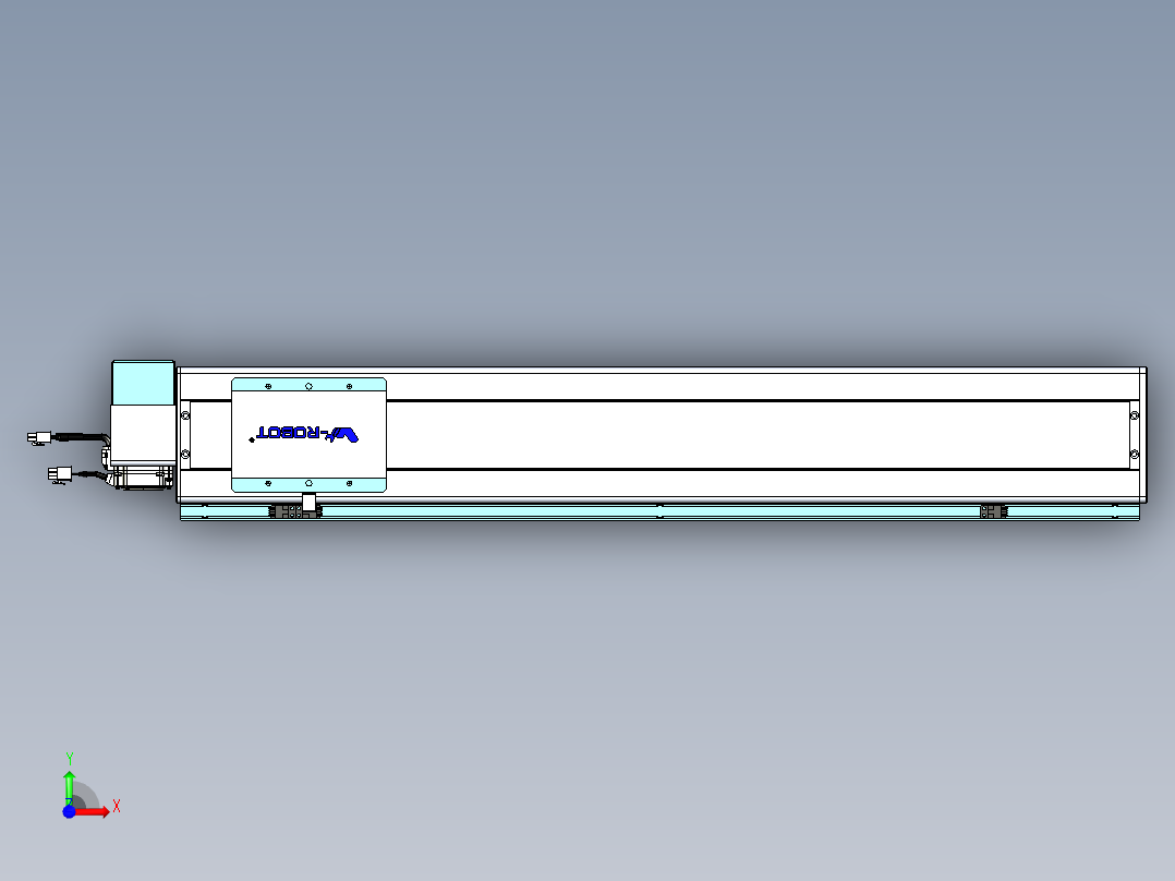 威洛博VBC同步带传动一无尘环境VBC14-L45-S700-BRD-ZP40-C3前视图