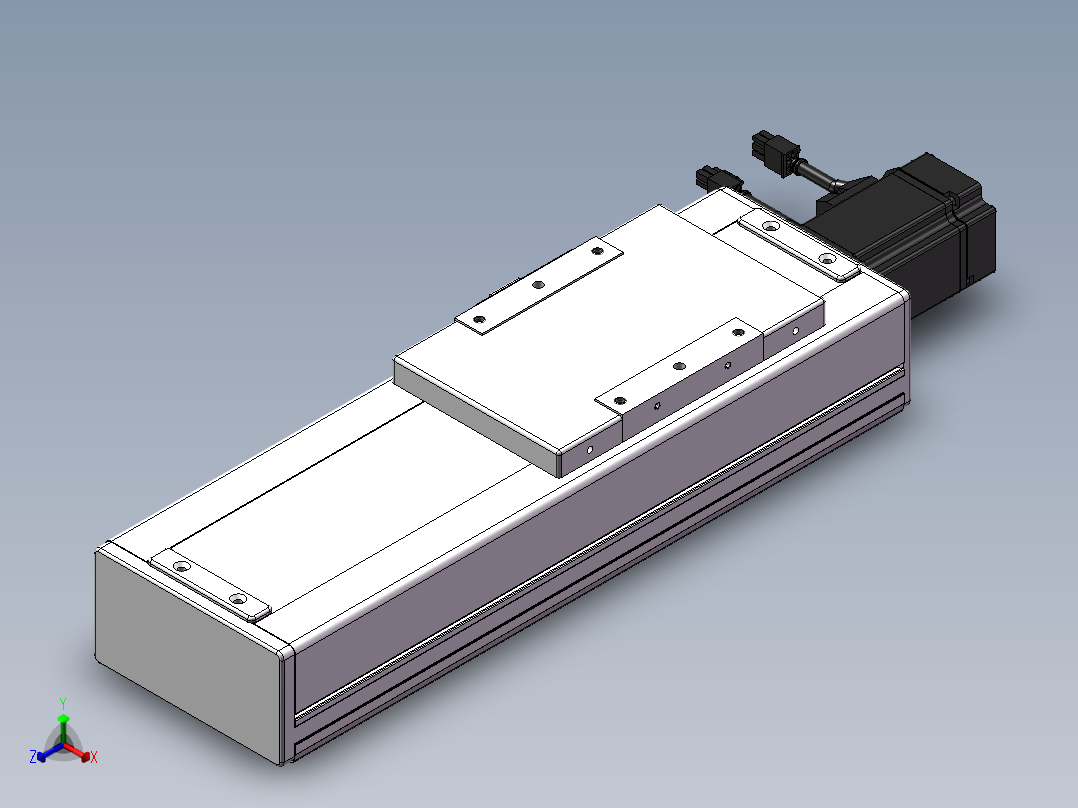 精密模组MC140-L05-150-BC-M200-C4正等轴测图