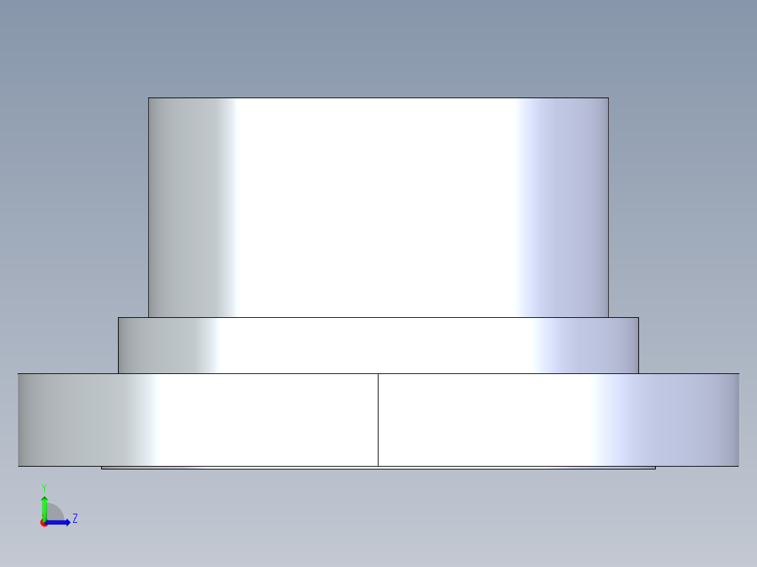 CPVC管件28-Sch80_Flange Vanstone_SPIG_9856-080_8in左视图