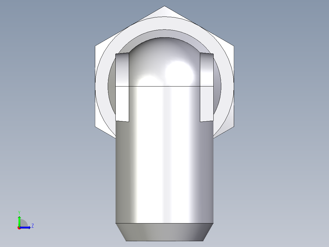 卡套式工业通用硬管接头EO_Weld_elbown_WAS15L左视图