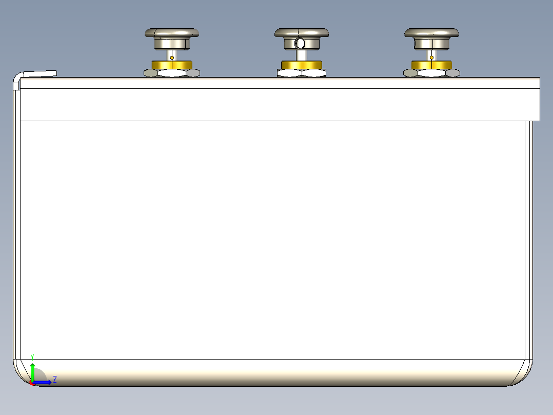 电器柜 电控柜 (109) 机械设计素材左视图