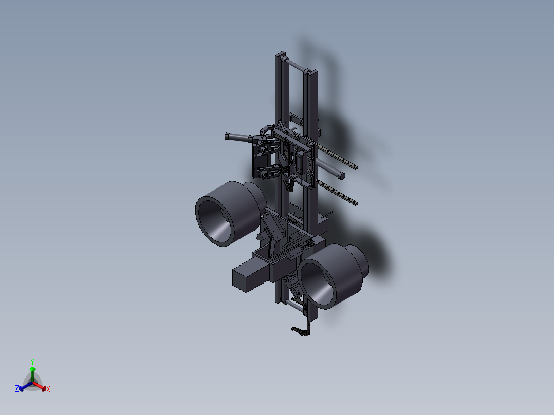 HZ2-2装胶圈正等轴测图