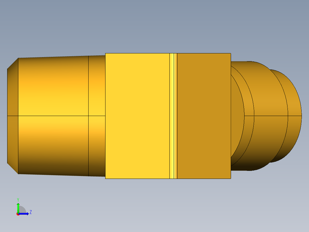 扩口式工业通用硬管接头45Deg Elbow 259F-6-6左视图
