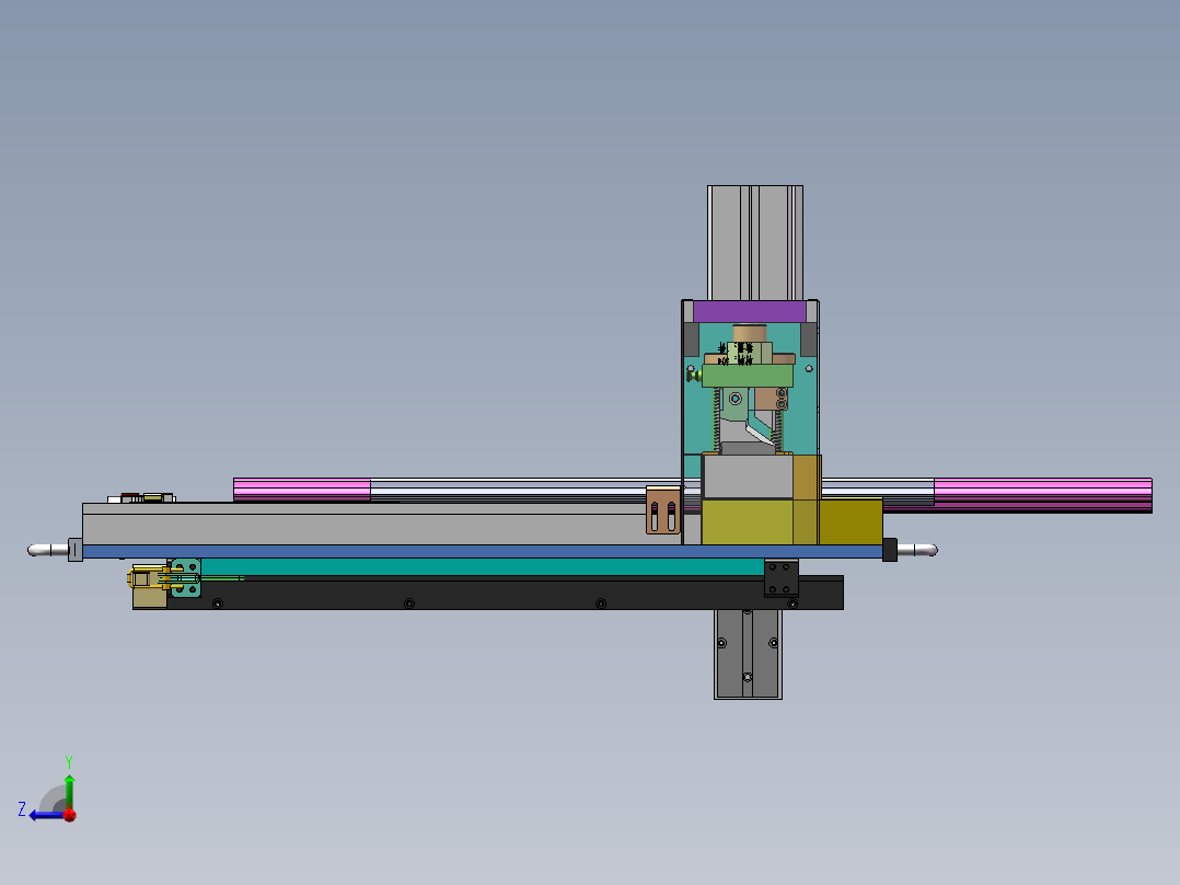 A7M唇边裁断总装配sw18可编辑右视图