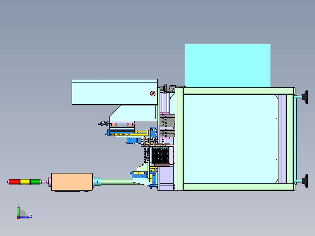 圆片油槽分选机sw20可编辑左视图