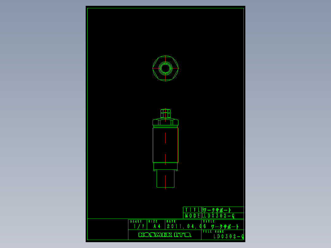 KOSMEKLD0302-Q多系列多零件图纸模型多系列多零件图纸模型